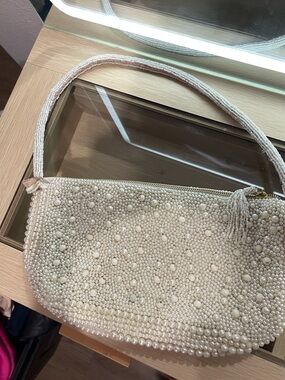 Pearl-Embellished: Indian beaded bag TJ MAX